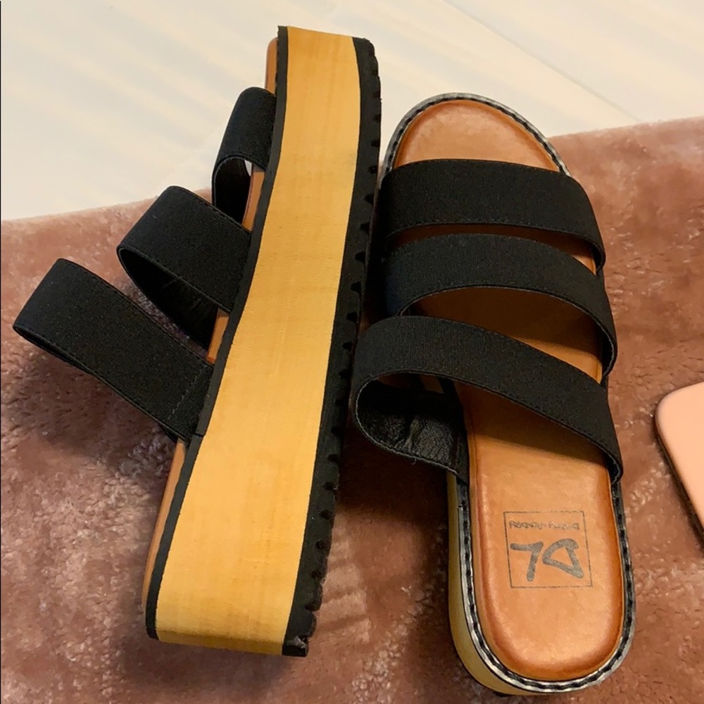 Dirty Laundry Platform Sandals - image 1